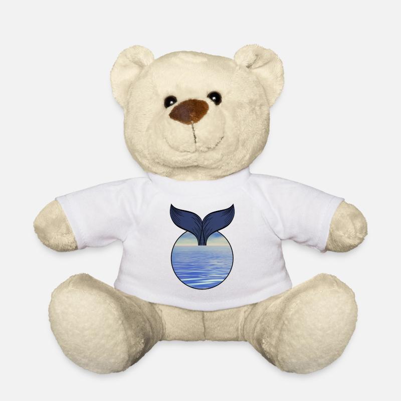 Wal Flosse - Teddy - Weiß