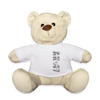 AK47 Gun Shirt Seite Kalaschnikow AK47 - Teddy - Weiß - Vorne
