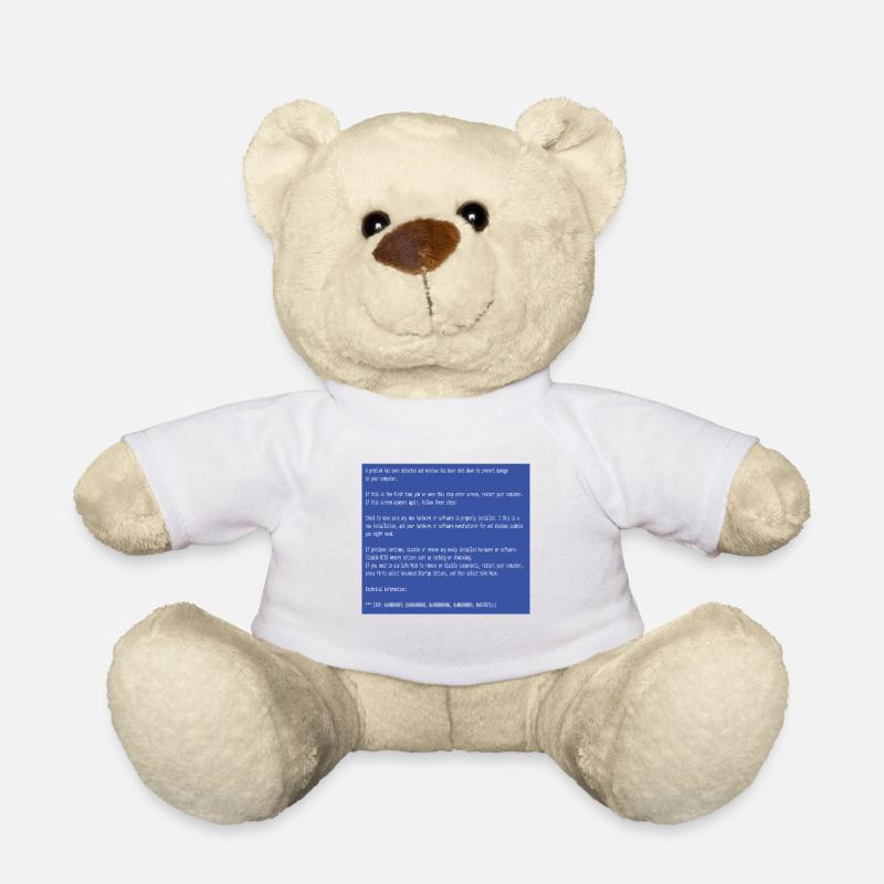 Dies ist ein perfektes Geschenk für Computerbenutzer - Teddy - Weiß