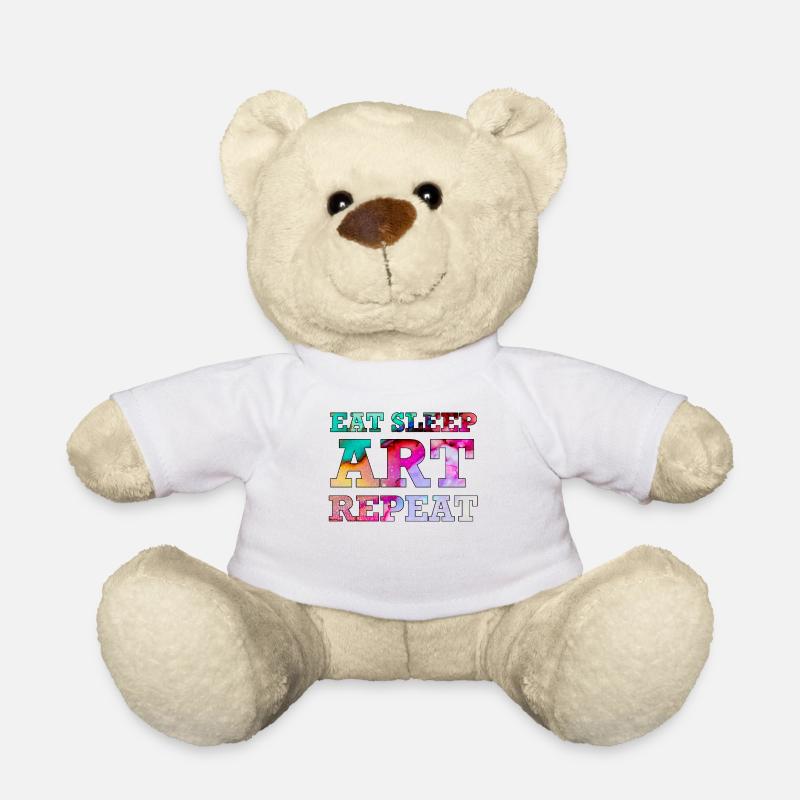 Kunst - Teddy - Weiß