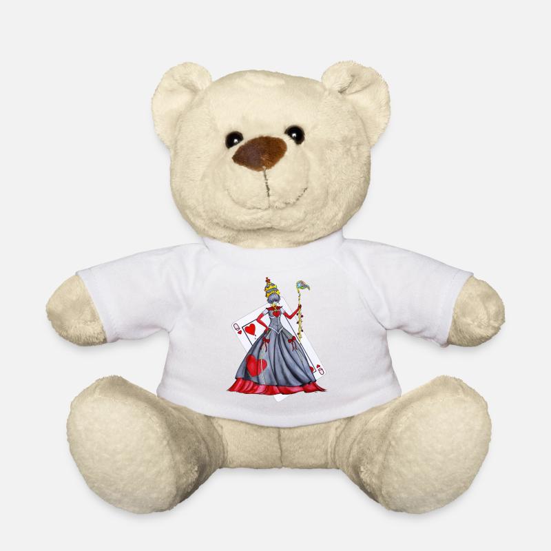 Königin der Herzen - Teddy - Weiß