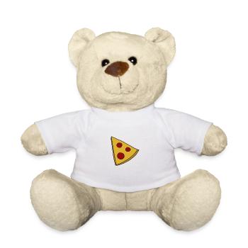 small pizza - Teddy Bear - white - Front