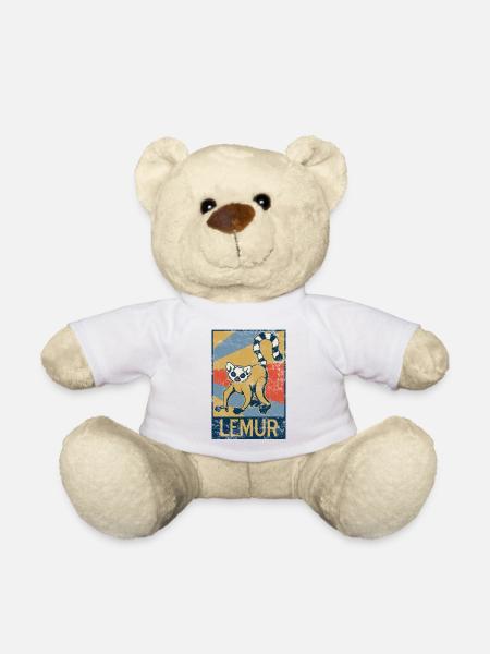 lemur - Teddy - Weiß