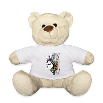Licorne d'escalade - Nounours - blanc - Devant