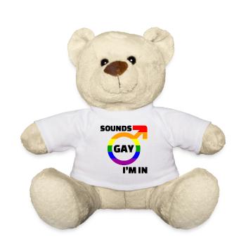 World Peace Women Human Rights No War Gay Lesbian - Teddy - Weiß - Vorne