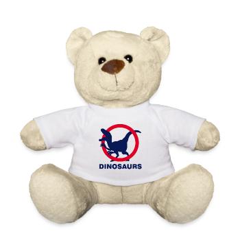 Dinosaurier - Teddy - Weiß - Vorne