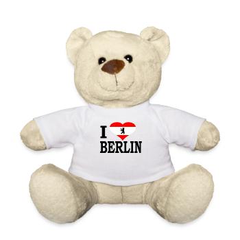 I love Berlin I love Berlin Germany Tourist - Teddy Bear - white - Front