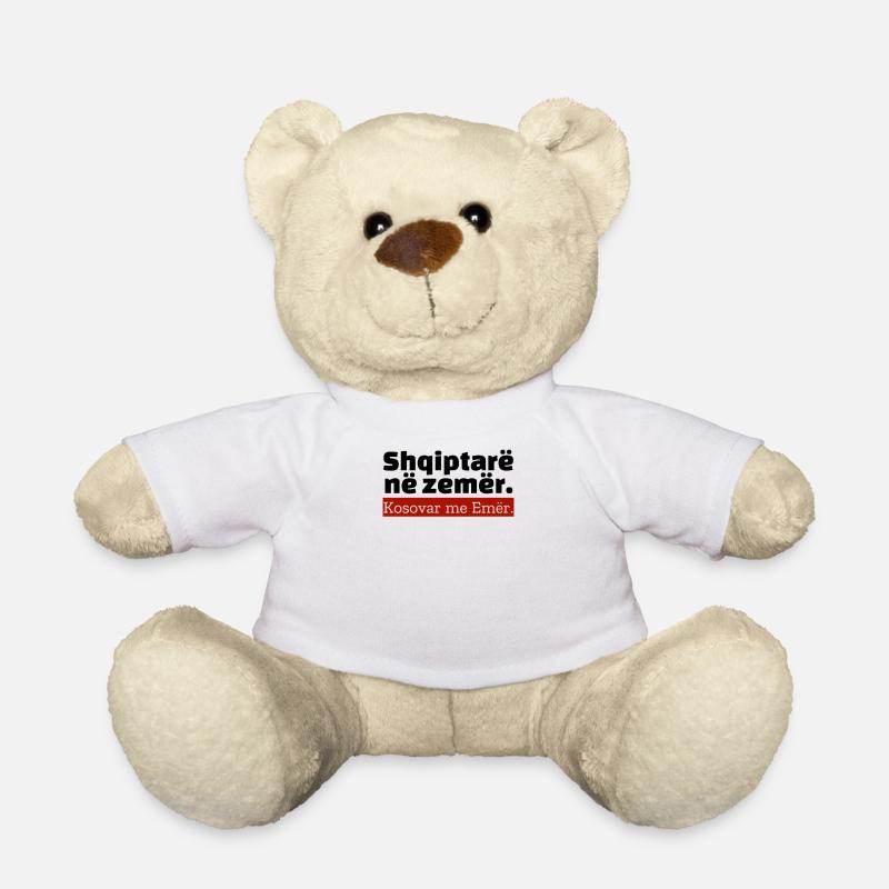« Texte albanais » - Nounours - blanc