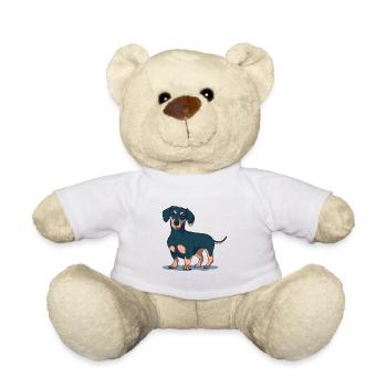 Dachshund Dog - Teddy - Weiß - Vorne