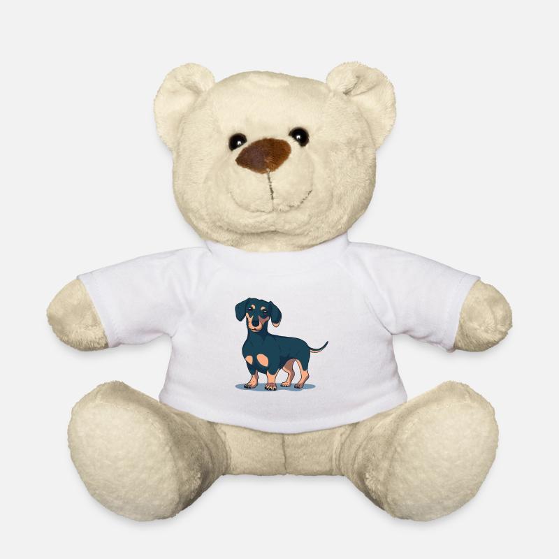 Dachshund Dog - Teddy - Weiß