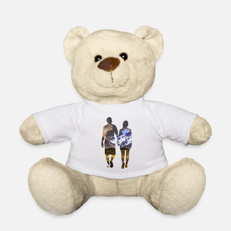 Les montagnes - Nounours - blanc