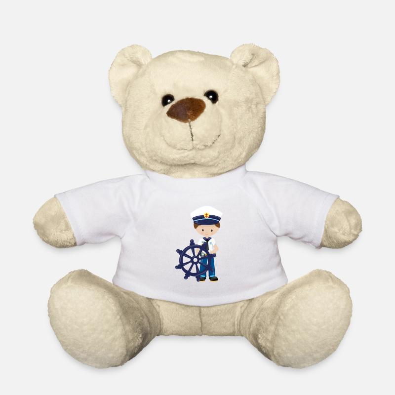 Matrose Cartoon Kind - Teddy - Weiß