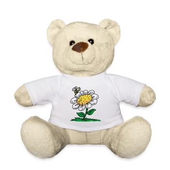 Gänseblümchen Biene Margerite Maßliebchen - Teddy - Weiß - Vorne