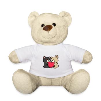 Love Bear | Valentine's Day - Teddy Bear - white - Front
