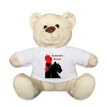 Albaniens Beast: Schwarzer Panther - Teddy - Weiß - Vorne