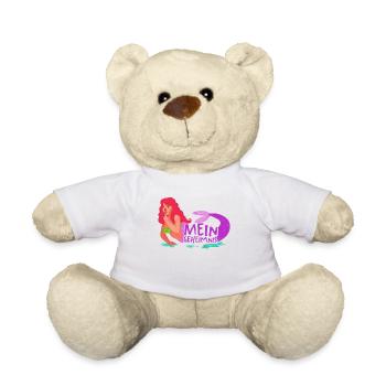 Mermaid secret Funny gift - Teddy Bear - white - Front