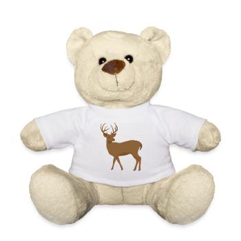 Hirsch - Teddy - Weiß - Vorne