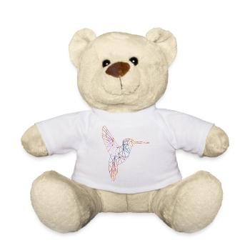 hummingbird - Teddy Bear - white - Front