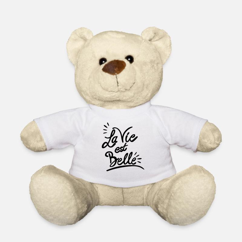 La vie est belle - Teddy - Weiß