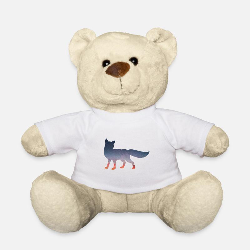 Space Fox - Teddy - Weiß