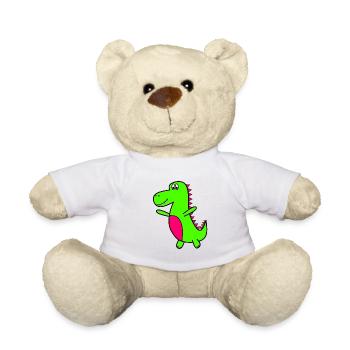 Dino - Teddy - Weiß - Vorne