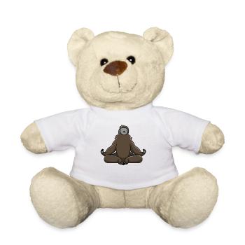 Sloth Relax Paresseux Sweet Animal Love Gift - Nounours - blanc - Devant