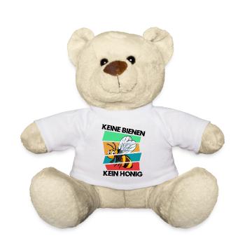 KEINE BIENEN, KEIN HONIG - Teddy - Weiß - Vorne