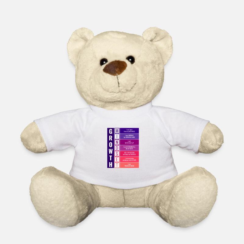 Growth Mindset - Teddy Bear - white