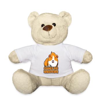 Cadeau d'amour Whisperer Pet Cochon d'Inde - Nounours - blanc - Devant
