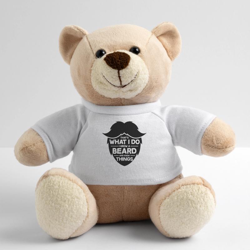 Bart Bärtig Bartträger Hipster Vollbart Geschenk Teddy