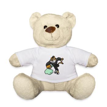 Thief Tiger, Tiger Raider - Teddy Bear - white - Front
