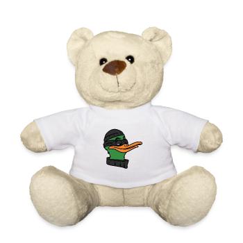 Duck Robber , Ente Räuber - Teddy - Weiß - Vorne
