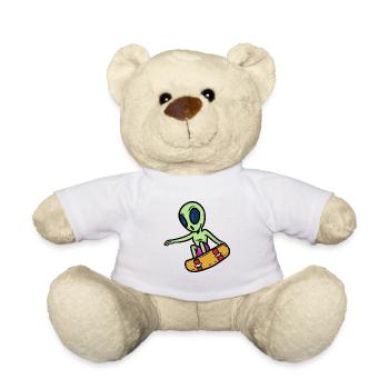 Voleur Guépard, prédateur guépard - Nounours - blanc - Devant