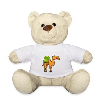 Camel camels love animals lover gift - Teddy Bear - white - Front