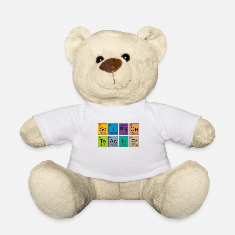 Funny elements for prof de physique et prof de chimie - Nounours - blanc