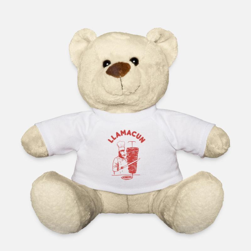 Döner Kebap Llama - Teddy - Weiß