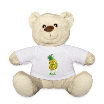 Ananas tanga string tanzen frucht twerking - Teddy - Weiß - Vorne