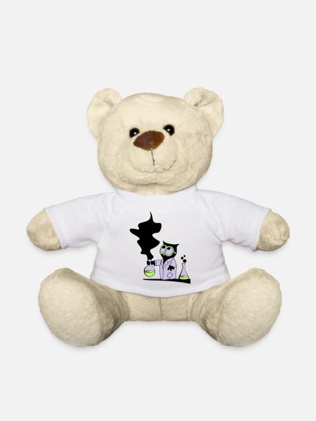 Dr rer nat Owl - Teddy - Weiß