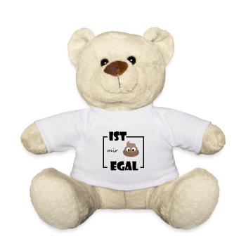 Ist mir egal - Teddy - Weiß - Vorne