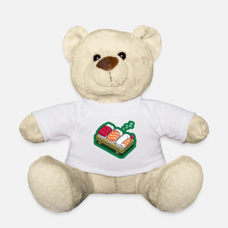 Sushi-Nickerchen - Teddy - Weiß