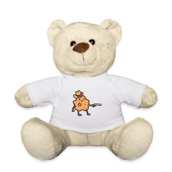 Shérif Popcorn - Nounours - blanc - Devant