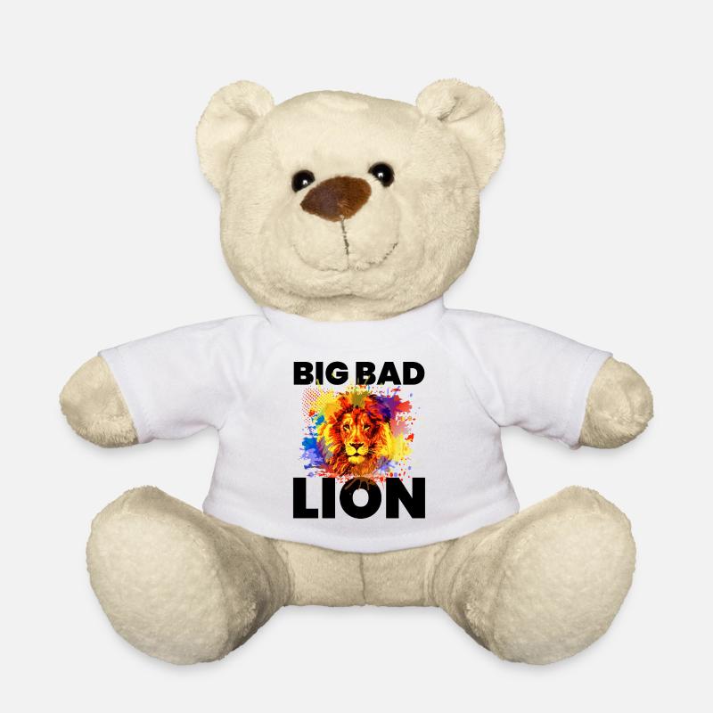 Löwe Löwe Löwe Löwe - Teddy - Weiß