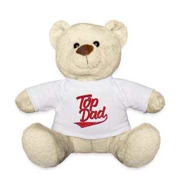 Fête des pères Fête des pères Fête des pères Fête des pères - Nounours - blanc - Devant