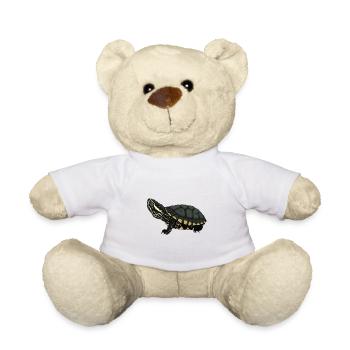 Schildkröten Baby Geschenkidee für Schildkröten - Teddy - Weiß - Vorne