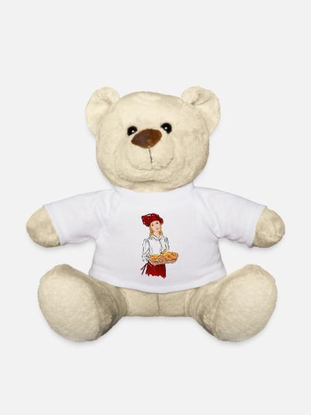 Bäcker - Teddy - Weiß