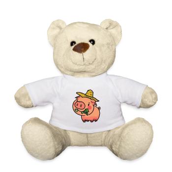Filipino Veganer Schwein Filipino Vegan Pig - Teddy - Weiß - Vorne