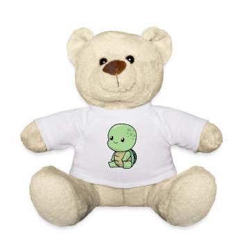 Little baby turtle turtle - Teddy Bear - white - Front