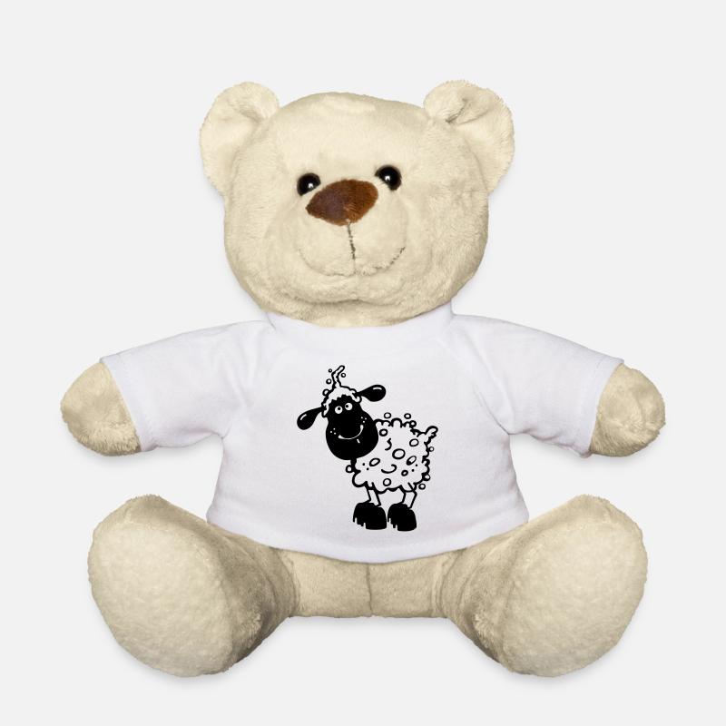 Petit mouton - Ferme - Nounours - blanc