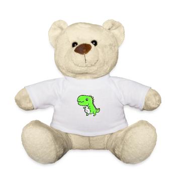dinosaur - Teddy Bear - white - Front