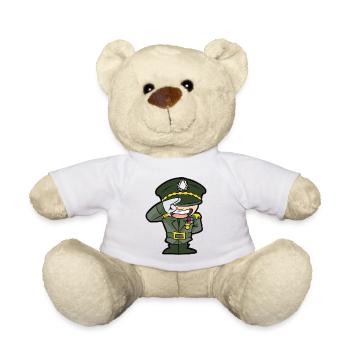 Armee General Feldwebel Offizier Funker Grenadier - Teddy - Weiß - Vorne